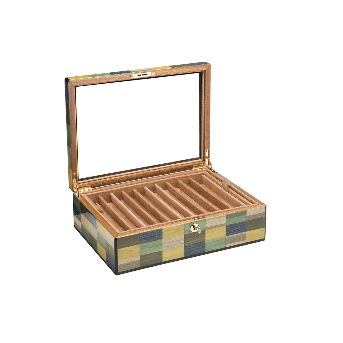 Triple 9 Show-Case In Vetro Per Modellini Scala 1/24 – Base Bianca, Teca Protettiva Trasparente, 23,6x10x10 Cm