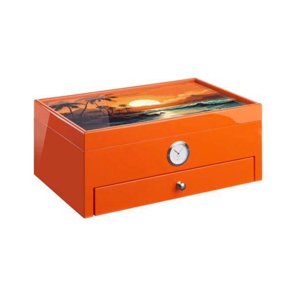 Humidor Roma “Special Club Edition” Arancio Caribbean beach