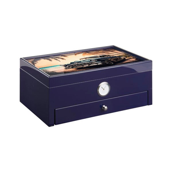 Humidor Roma “Special Club Edition” Blu Havana landscape