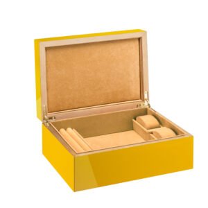 Roma SC2 Scatola Porta gioie giallo - immagine 2