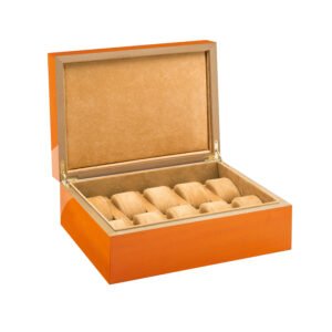 Roma SC1 Watches holder box orange veined - Image 2