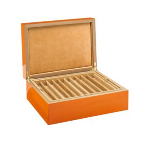 Roma SC1 pen holder box orange veined - Image 2