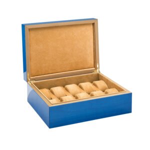 Roma SC1 watches holder box blue veined - Image 2